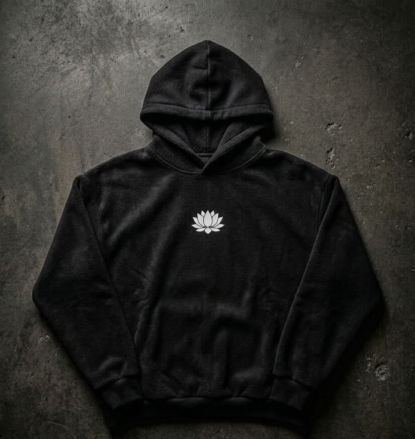 White Lotus Irezumi Heavy Hoodie mockup